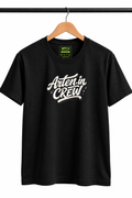 Arten Crew 180 GSM Regular Fit Black T-Shirt