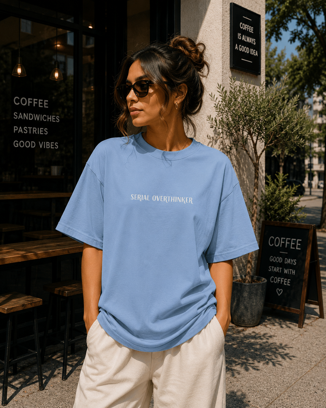 Serial Overthinker Oversized Unisex T-shirt