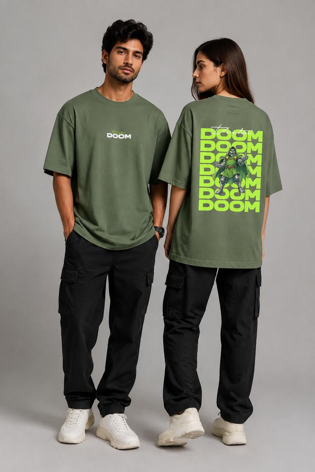 Dr. Doom Premium Oversized Unisex T-shirt