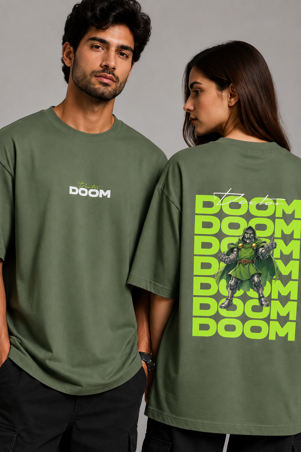 Dr. Doom Premium Oversized Unisex T-shirt