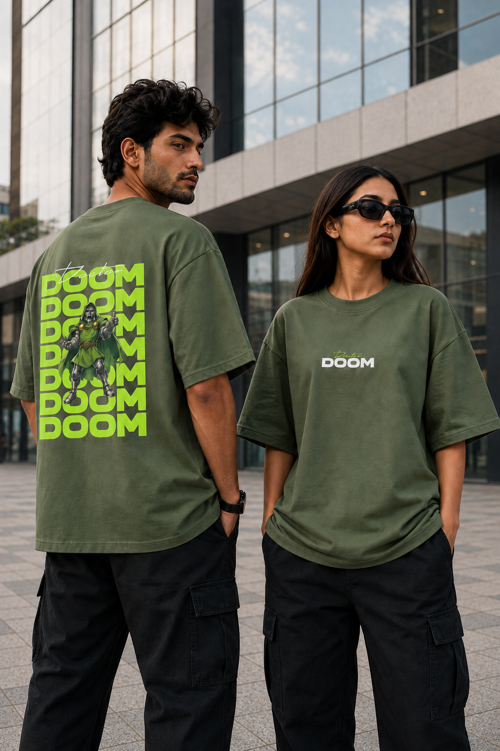 Dr. Doom Premium Oversized Unisex T-shirt