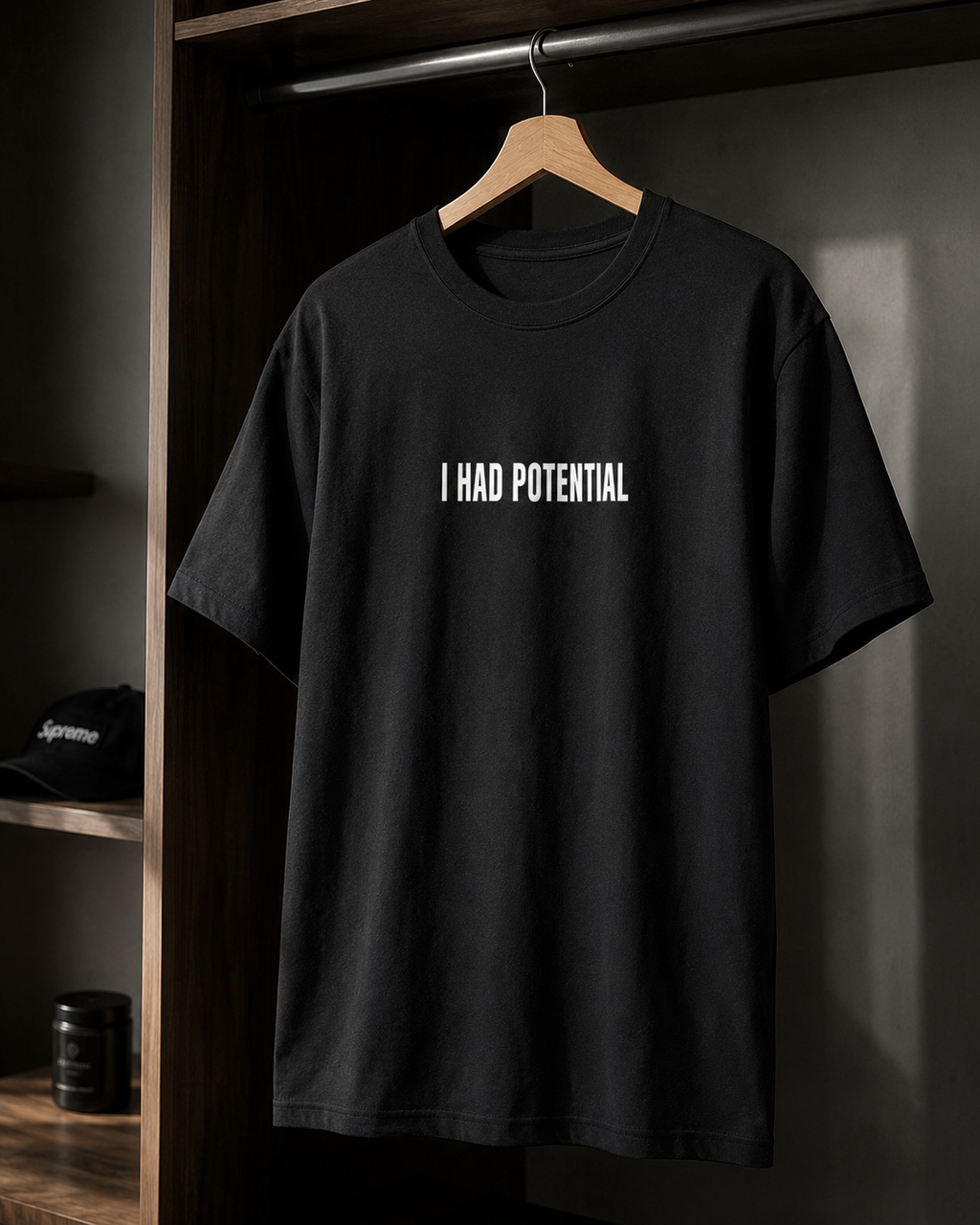 I Had Potential Oversized Unisex T-Shirt
