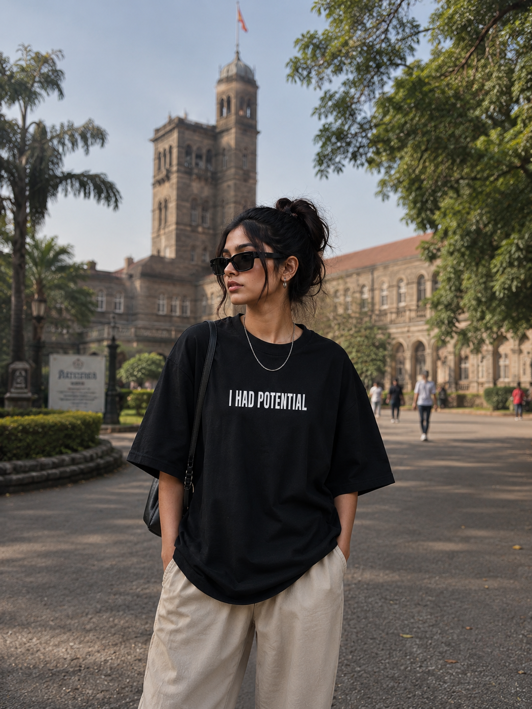 I Had Potential Oversized Unisex T-Shirt