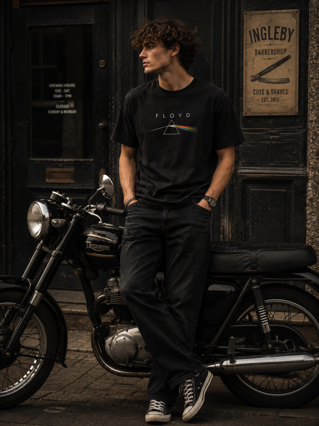 Floyd Half Sleeve Round Neck T-Shirt