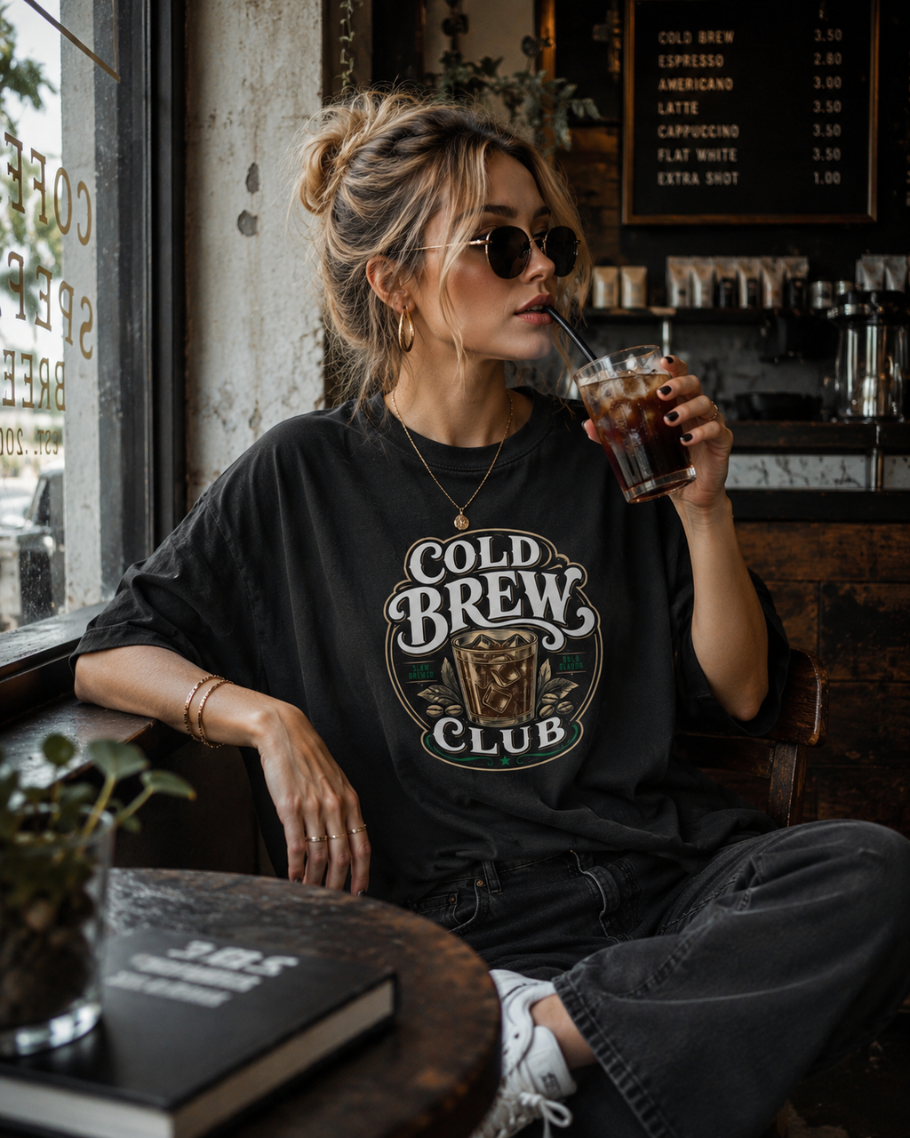 Cold Brew Club Oversized Unisex T-Shirt