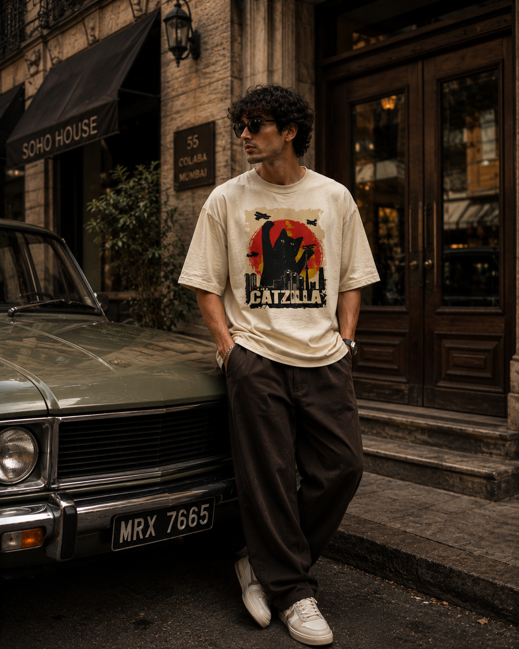 Catzilla Oversized Unisex T-Shirt