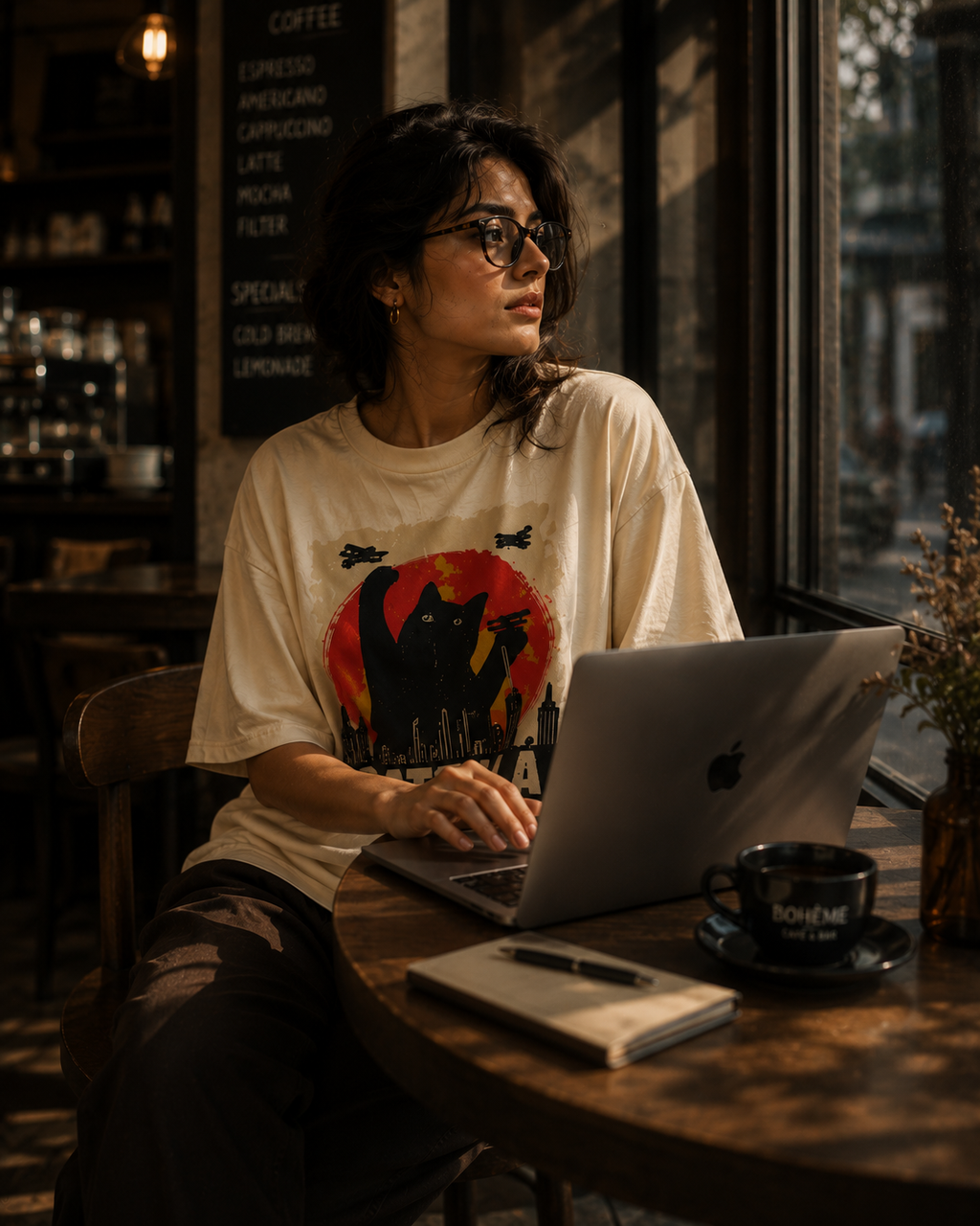Catzilla Oversized Unisex T-Shirt