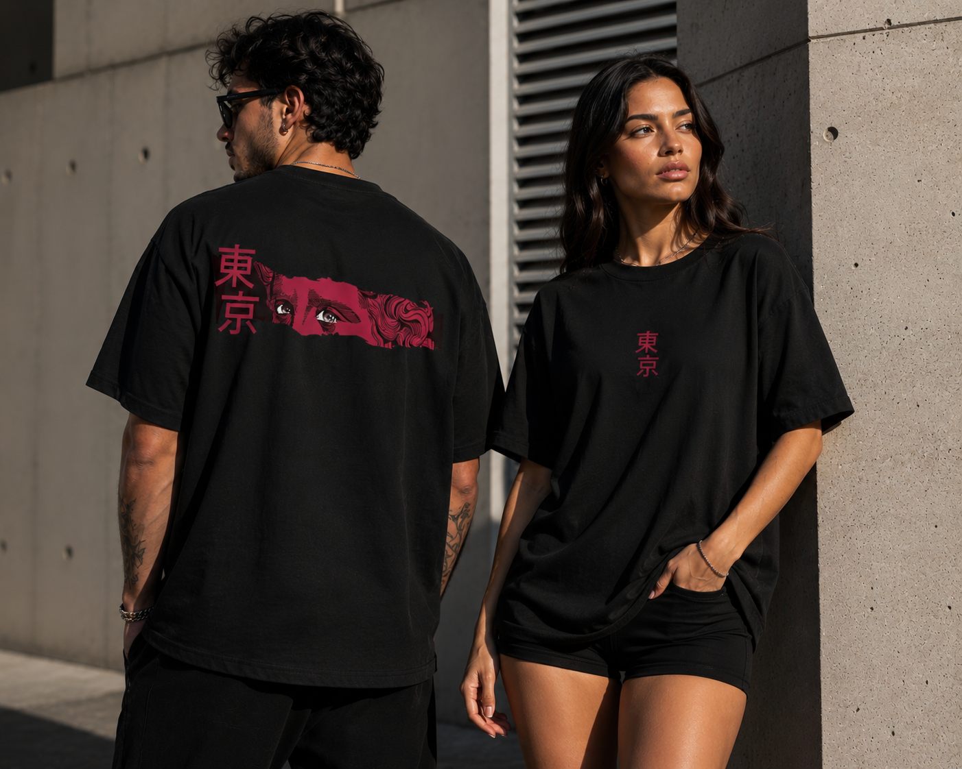 Tokyo City Oversized Unisex T-Shirt