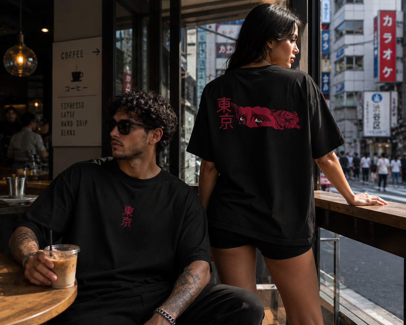 Tokyo City Oversized Unisex T-Shirt