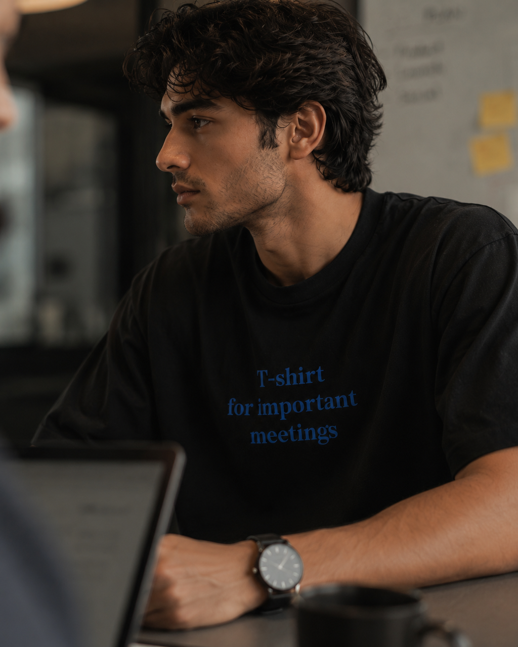 Important Meetings Oversized Unisex T-Shirt