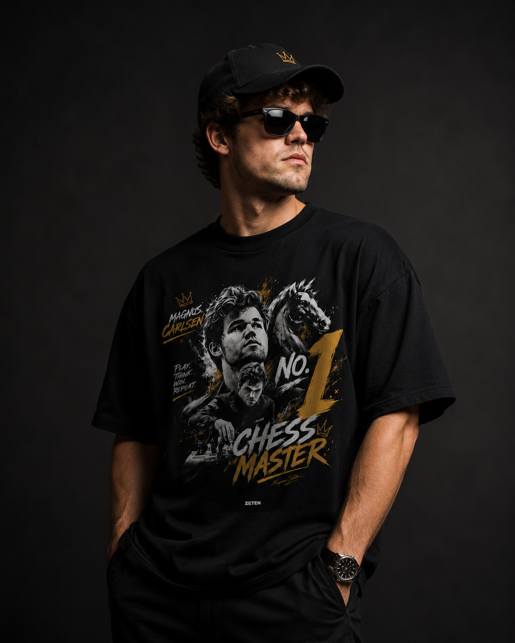 Chess Master Oversized Unisex T-Shirt