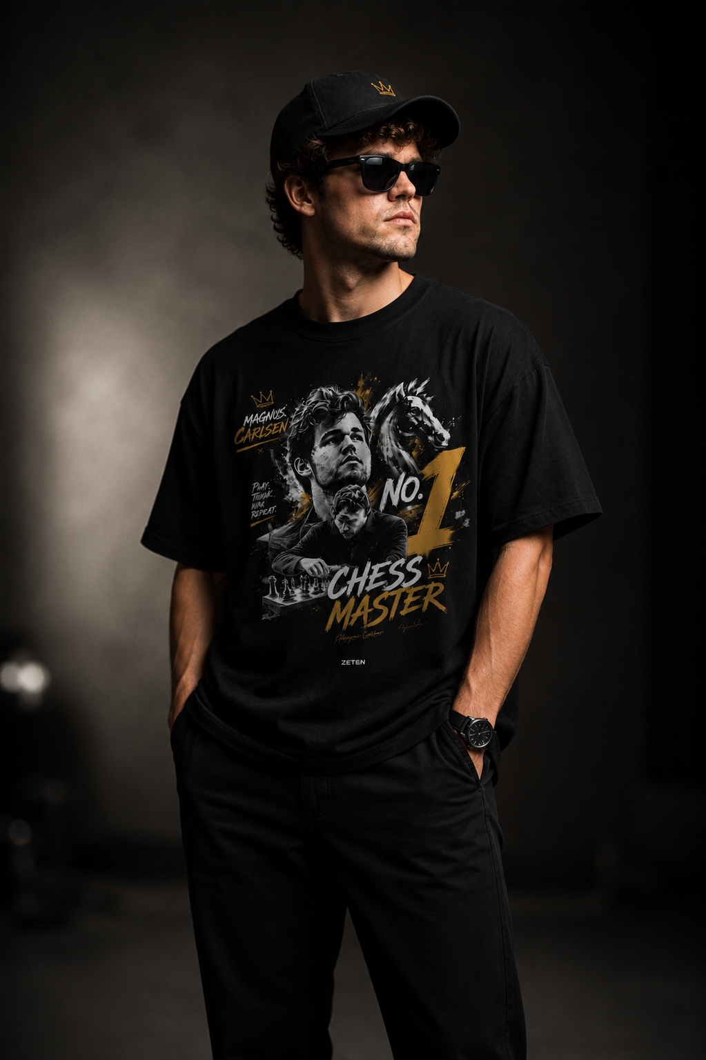 Chess Master Oversized Unisex T-Shirt