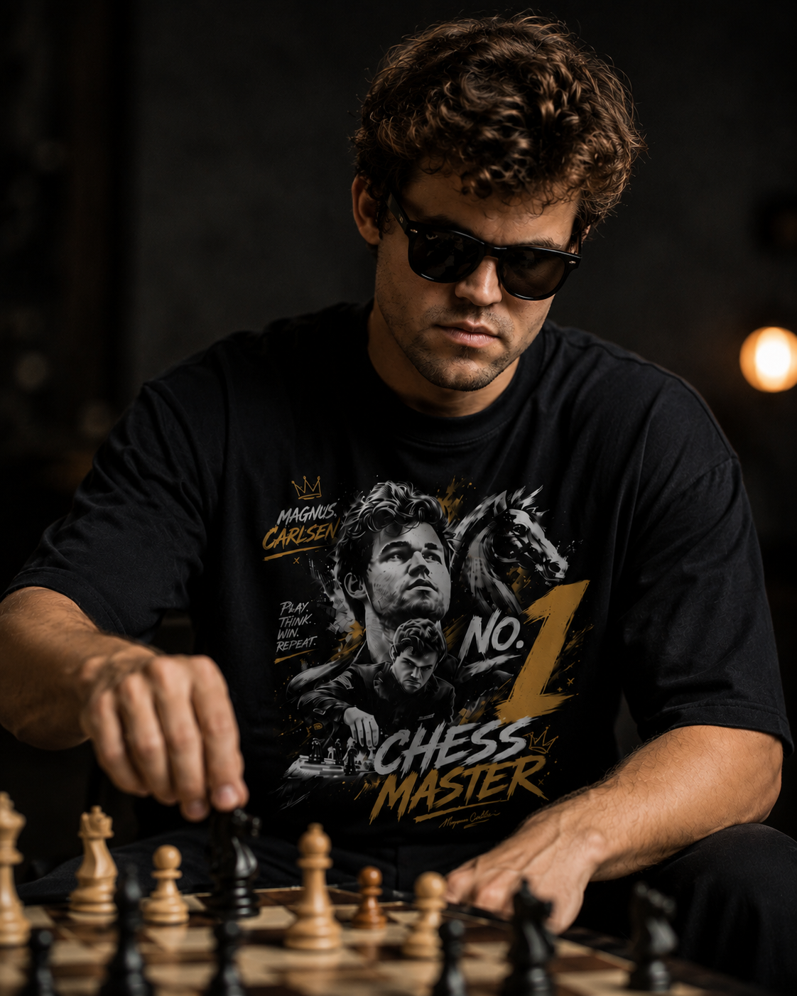 Chess Master Oversized Unisex T-Shirt