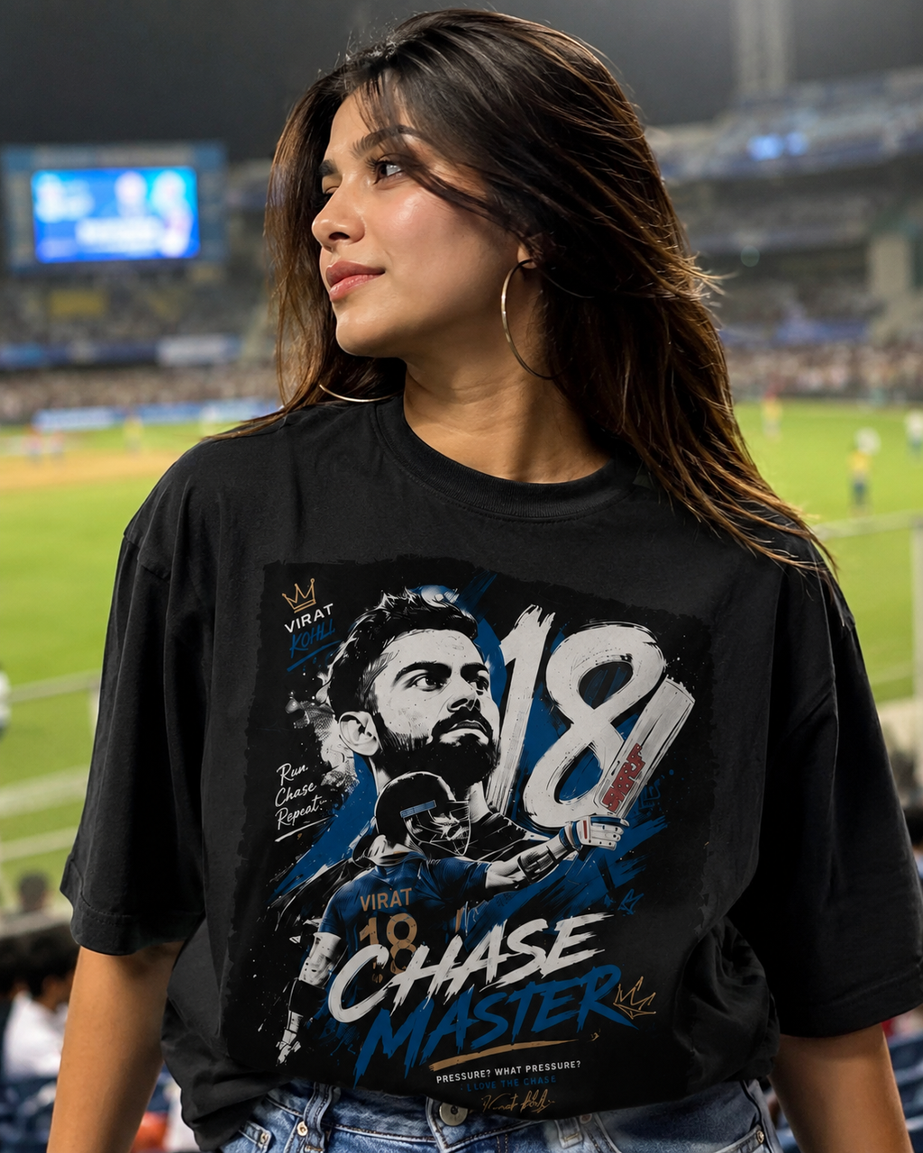 King Kohli Oversized Unisex T-Shirt