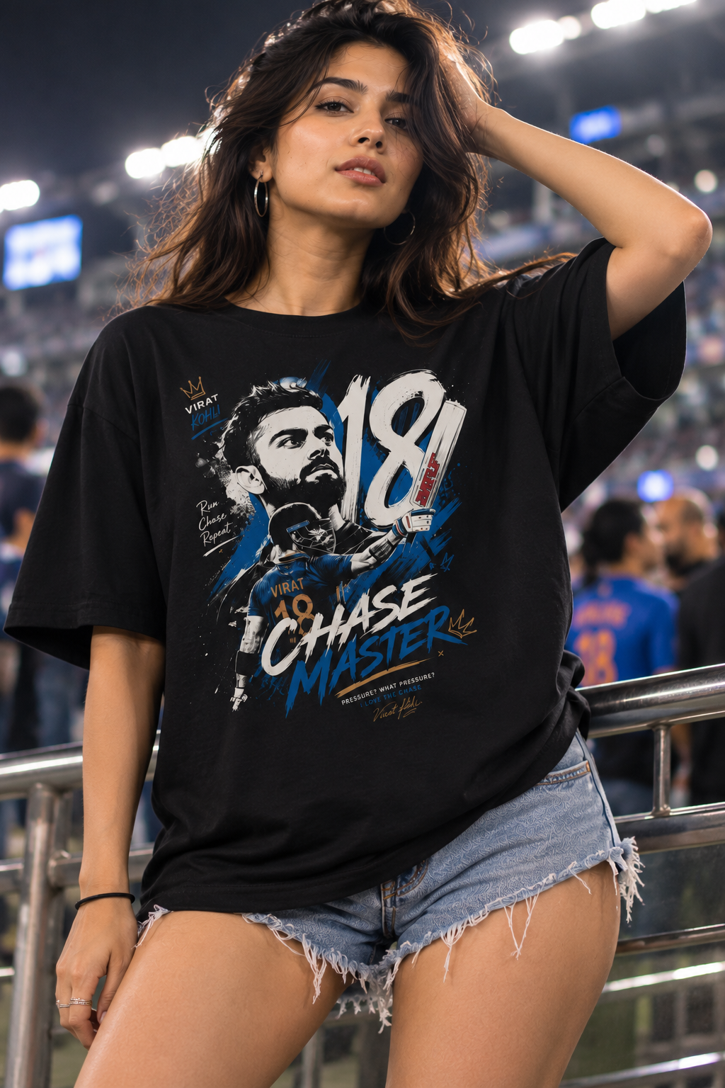 King Kohli Oversized Unisex T-Shirt