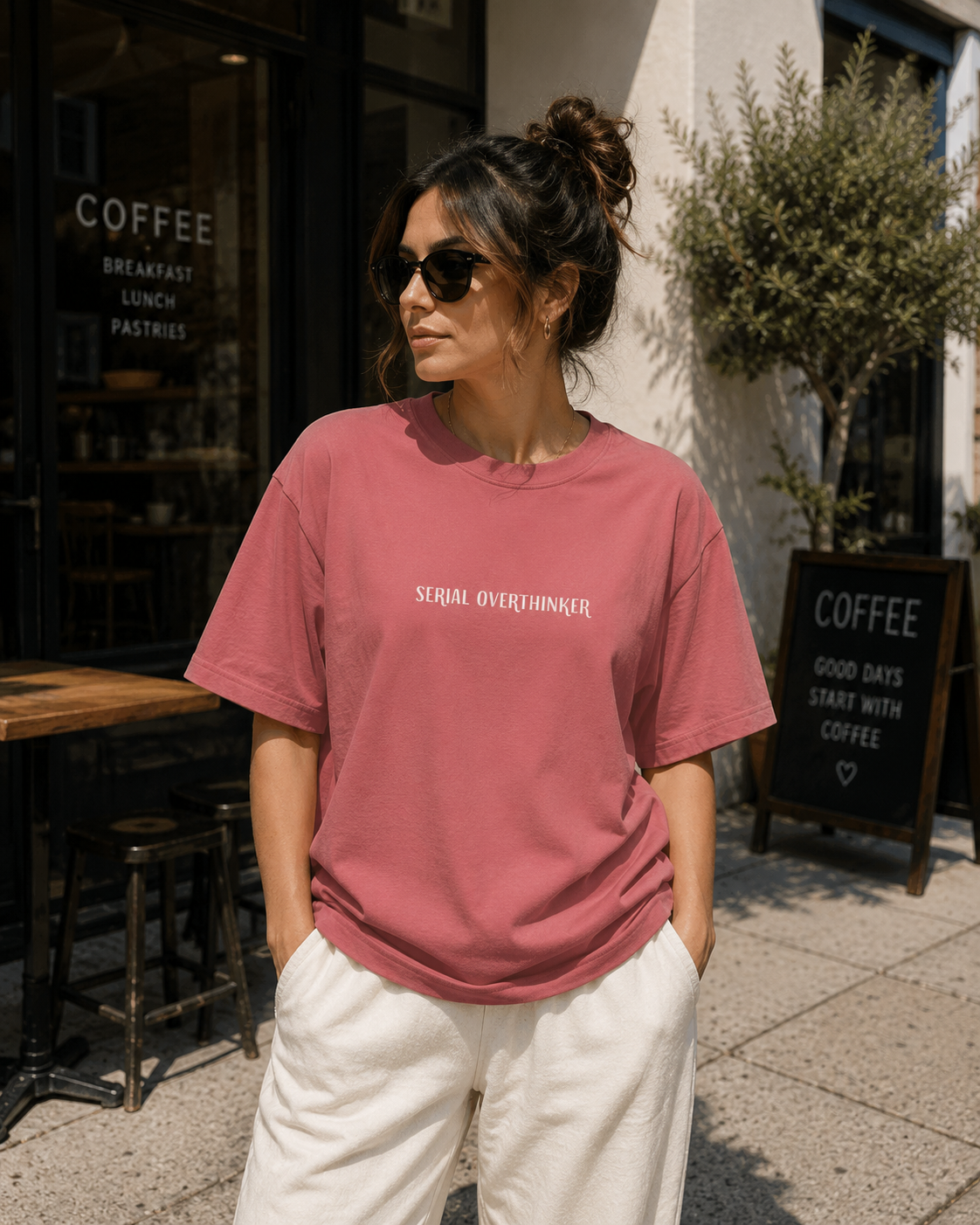 Serial Overthinker Oversized Unisex T-shirt