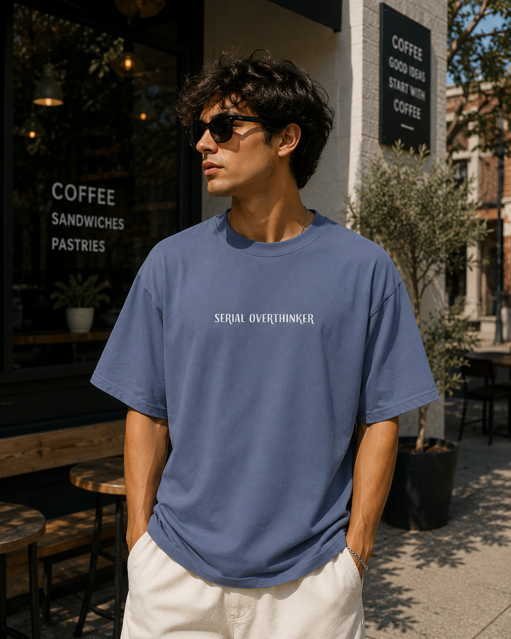 Serial Overthinker Oversized Unisex T-shirt