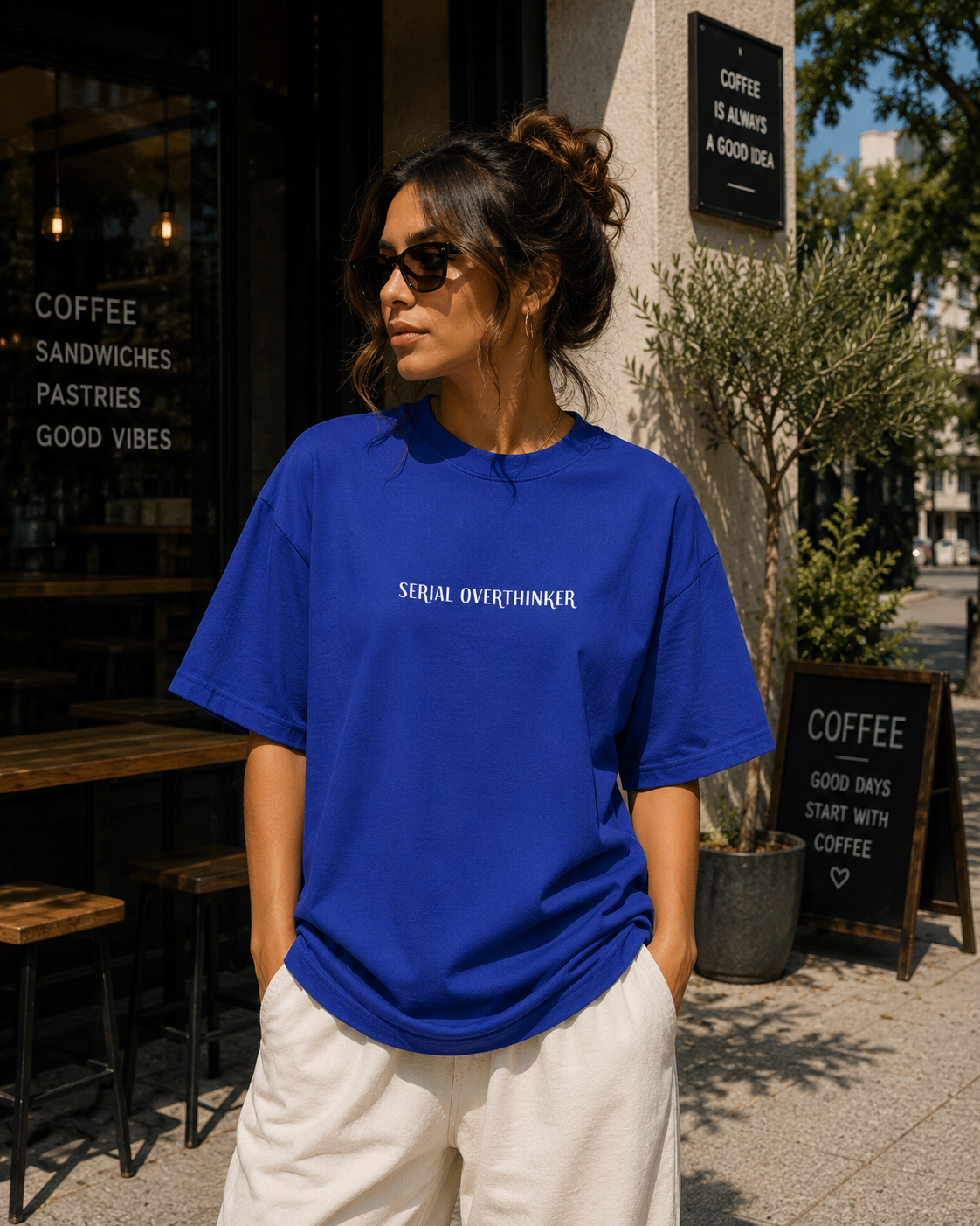 Serial Overthinker Oversized Unisex T-shirt
