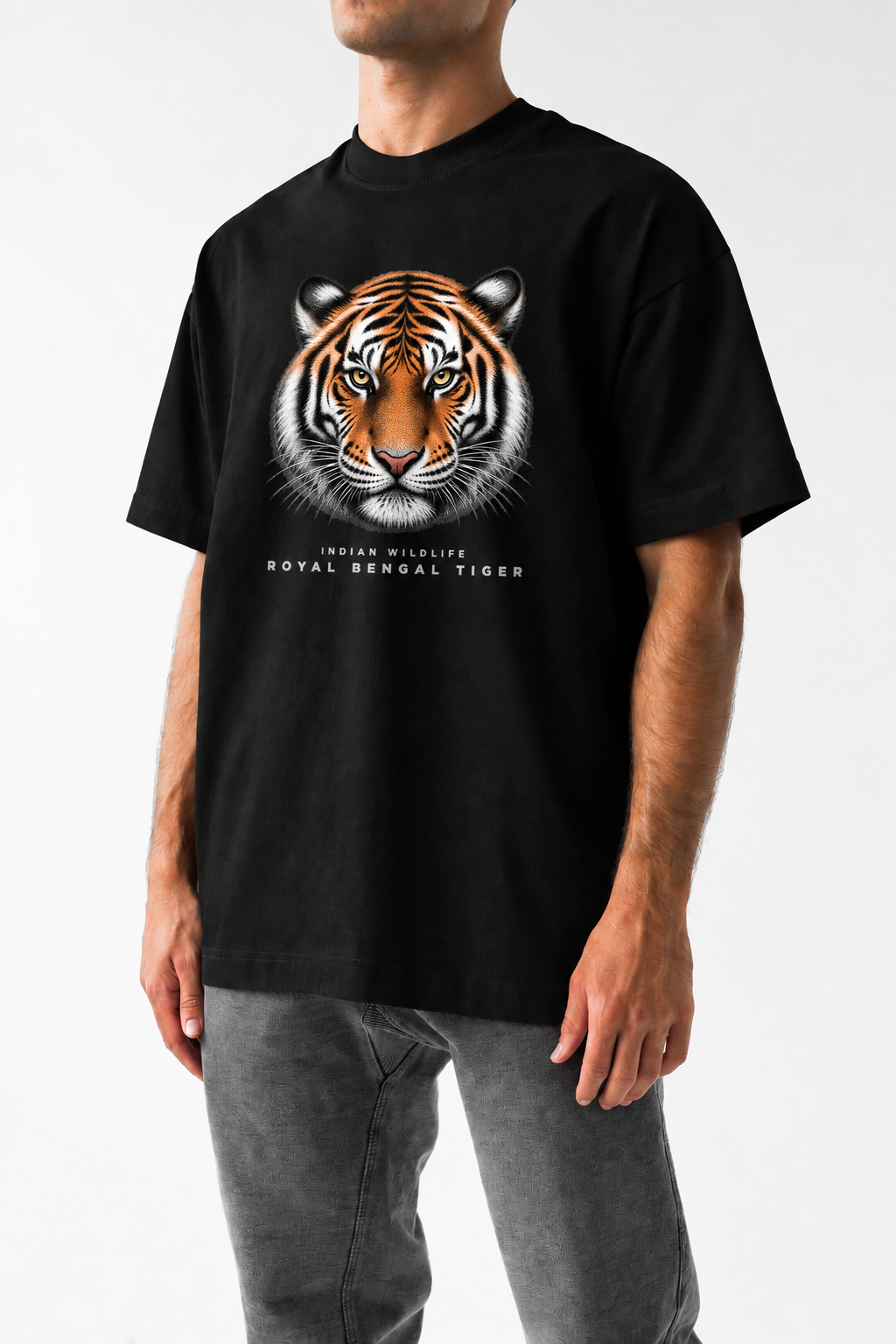 Royal Bengal Tiger Oversized Unisex T-Shirt