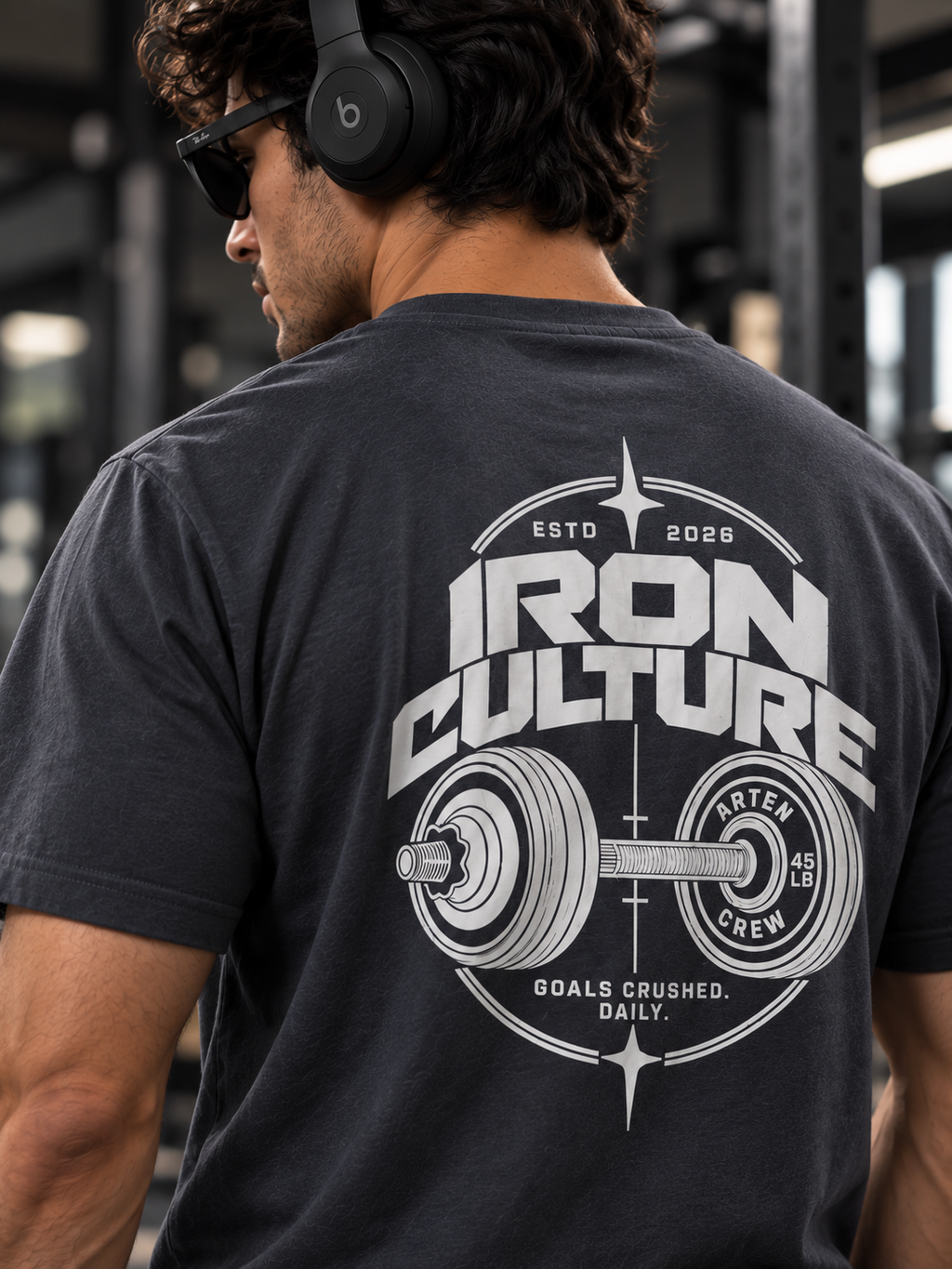 Iron Culture Half Sleeve Round Neck Regular T-Shirt
