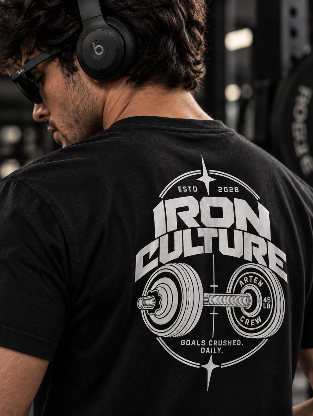 Iron Culture Half Sleeve Round Neck Regular T-Shirt