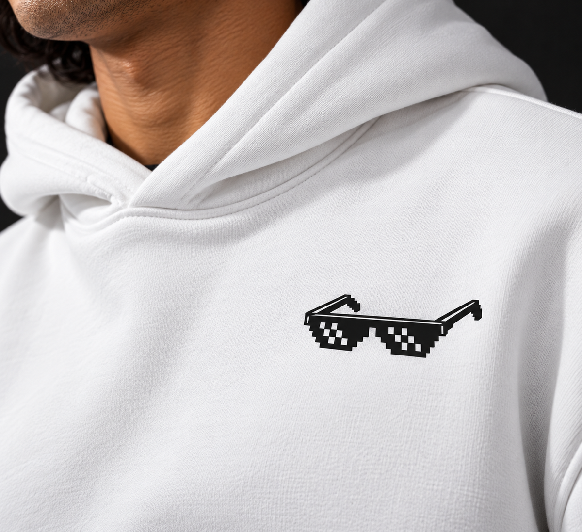 Faces 350 GSM Oversized Hoodie - White