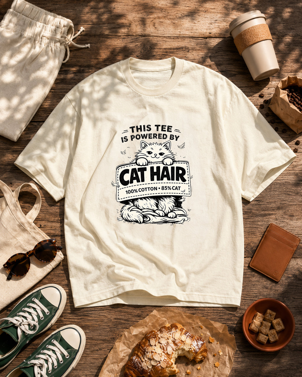 OG Cat Person Premium Oversized Unisex T-Shirt